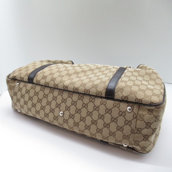 Gucci Tote Bag GG Beige Brown - Picture 4 of 10